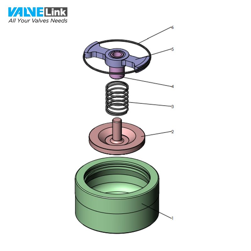 Cấu tạo van 1 chiều đĩa Inox CV11