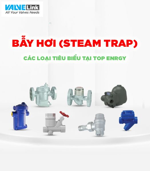 Tổng hợp các loại bẫy hơi (steam trap) tiêu biểu tại Valvelink