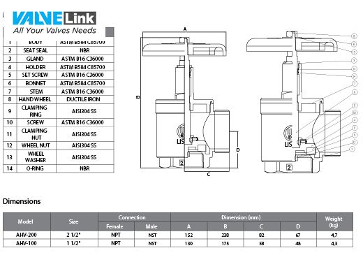 cấu tạo van góc chữa cháy