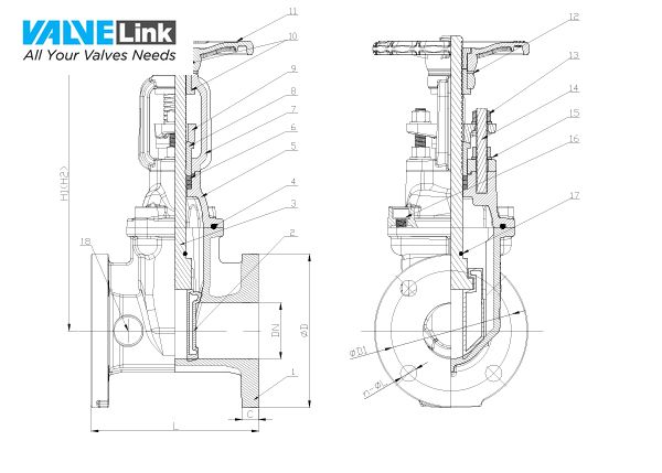 đặc điểm cấu tạo van cổng chữa cháy 