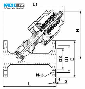 Cấu tạo Van góc Nordsteam Model NST-PF#