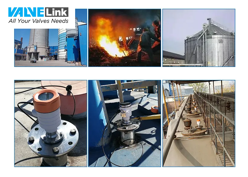 Ứng dụng của cảm biến radar đo mức rắn HCDAR-64