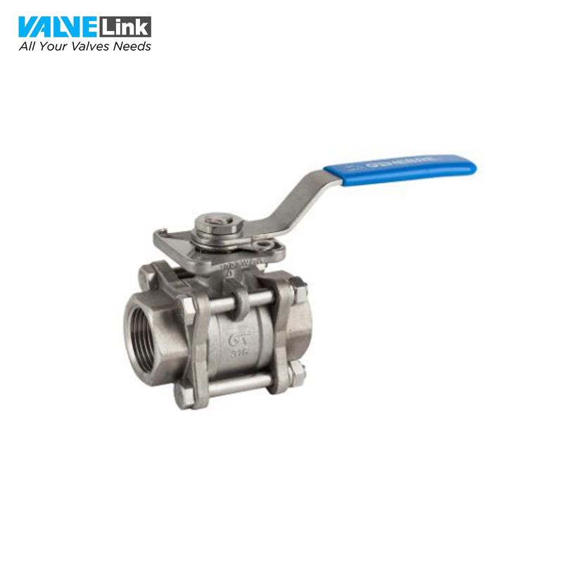 Van bi 3 mảnh inox nối ren Genebre model 2025