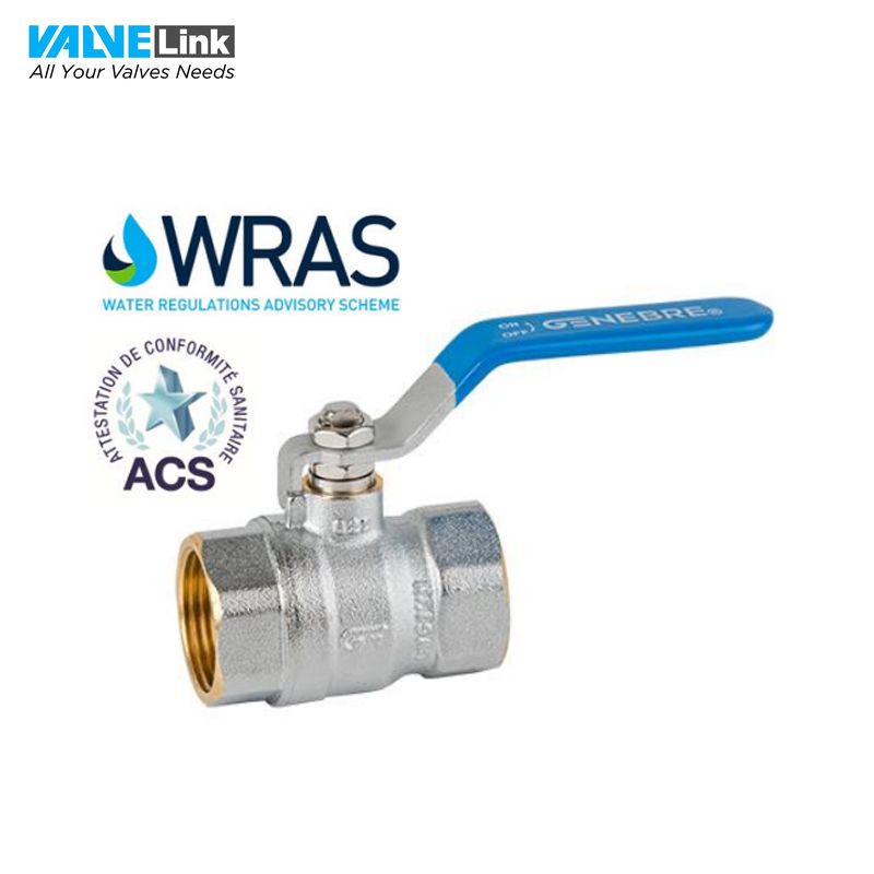 Van bi đồng mạ crom Genebre model 3029