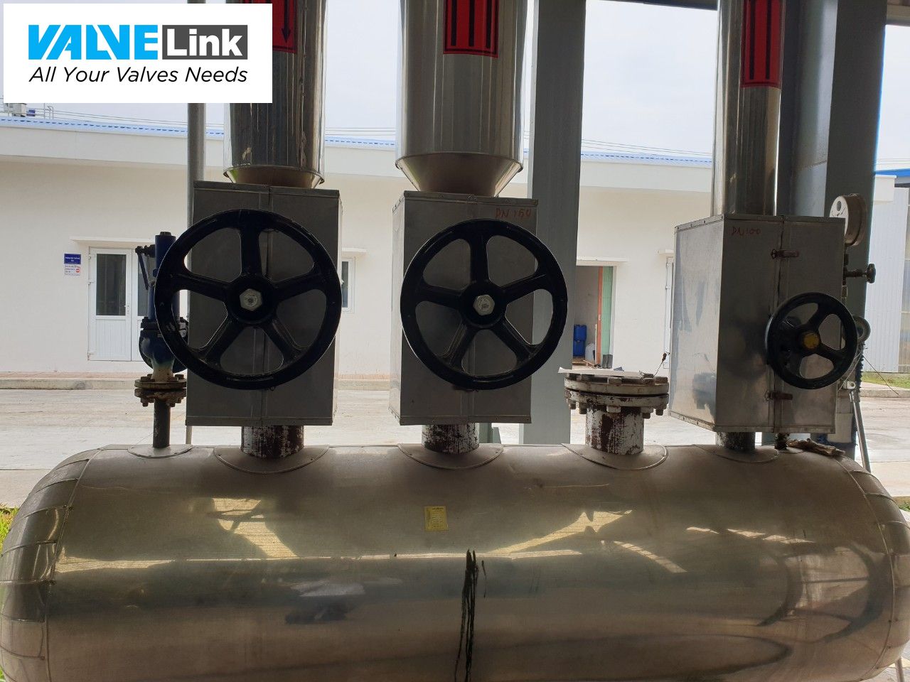 Van cầu bellow seal Zetkama lắp cho nhà máy cafe