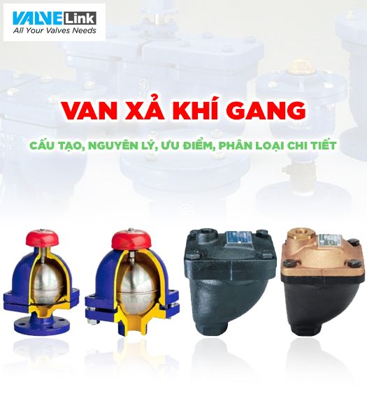 Van xả khí gang - Valvelink