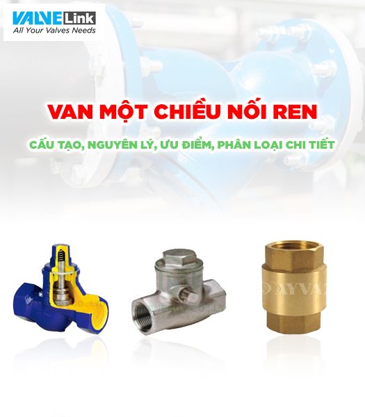 Van một chiều nối ren - Valvelink